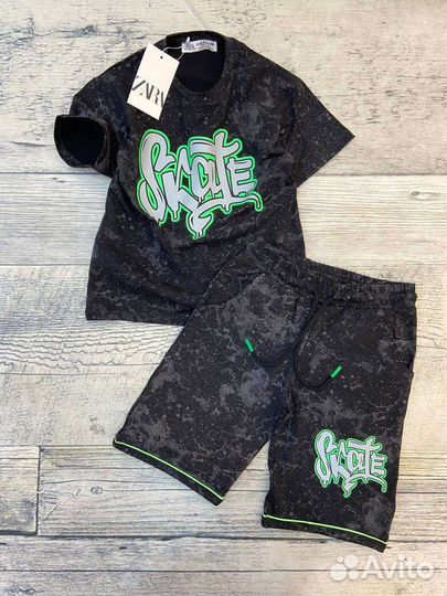 Шорты с футболкой для подростка 128