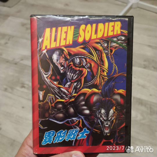 Картридж sega Alien soldier big box