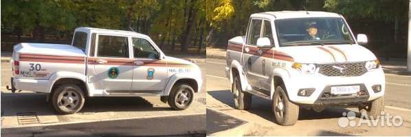 УАЗ Патриот Пикап 1/43 мчс России