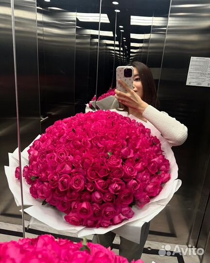 101 роза/ розы с доставкой