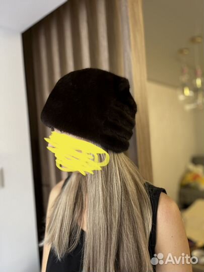 Шапка норковая женская