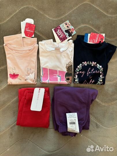 Пакетом Джинсы, футболки новые р.122