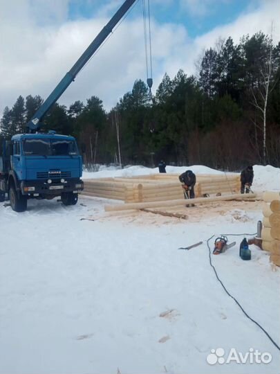 Срубы дома бани