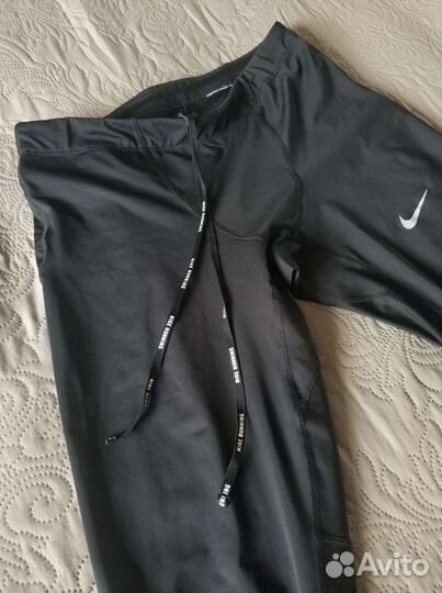 Беговые леггинсы мужские спортивные nike