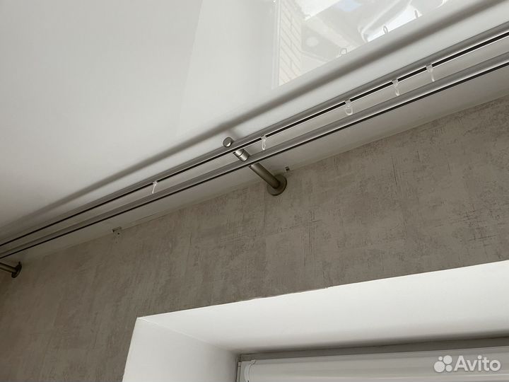 Установка карнизов для штор