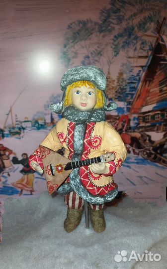 Ëлочные ватные игрушки