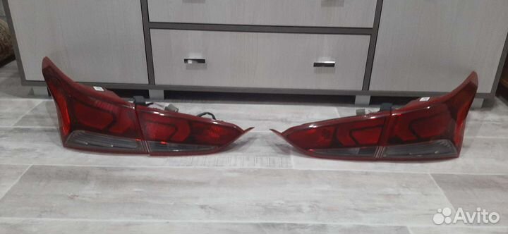 Фонари задние на hyundai solaris 2