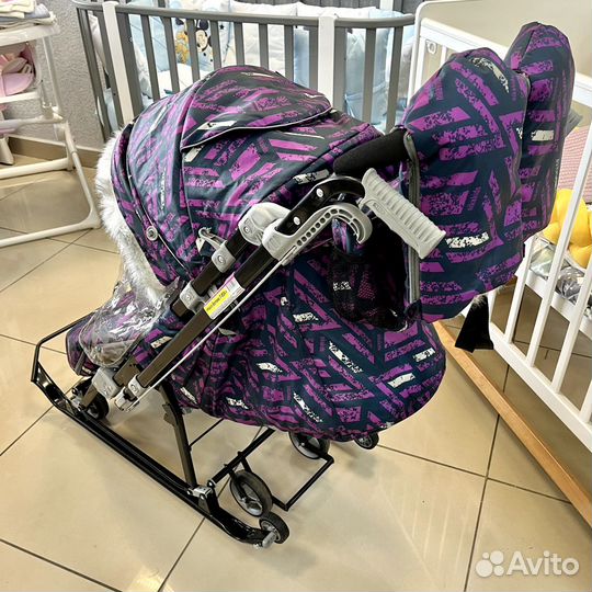 Санки-коляска Nika 7-8sk