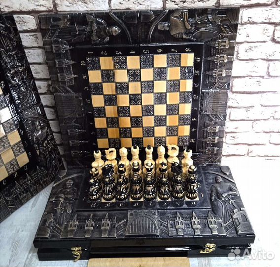 Шахматы Нарды Шашки ручной работы
