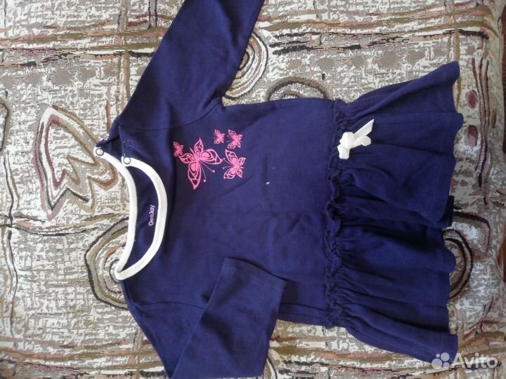 Вещи на девочку 9-12 месяцев