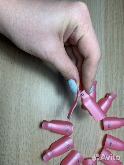 Зажимы (прищепки) для снятия гель-лака