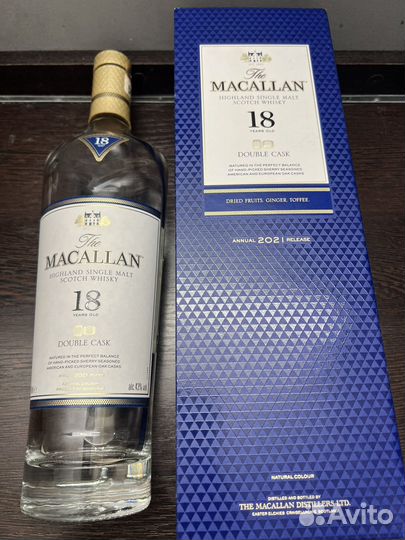 Бутылка от Макаллан 18 Years