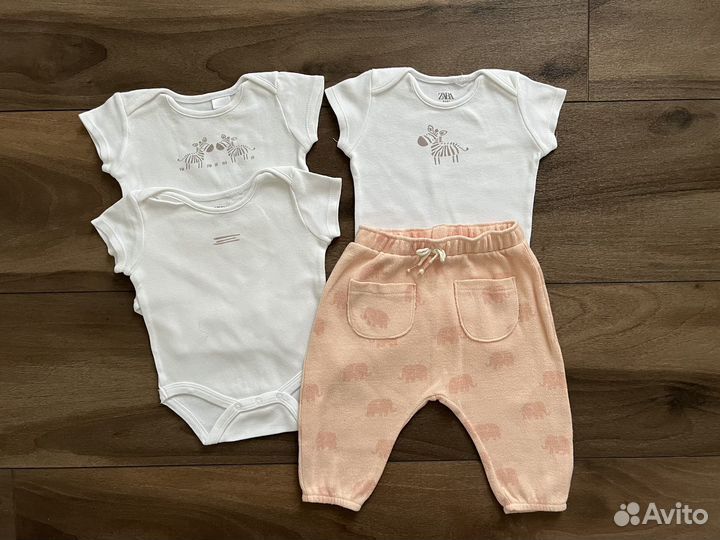 Zara Пакет одежды для девочки 68 (3-6 мес)