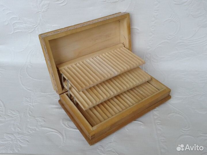 Сигаретница шкатулка СССР 21*13*7.5 см, чистая