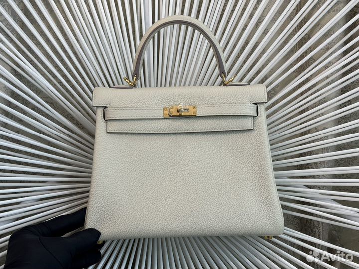 Сумка Hermes Kelly 25 Craie