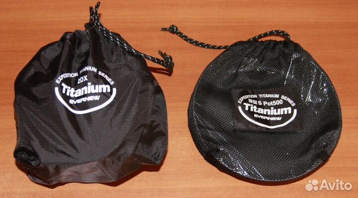 Титановая посуда evernew, новая, Япония