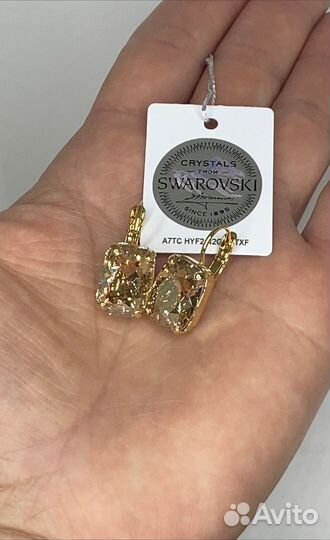 Серьги Swarovski оригинал