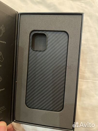 Чехол карбон на iPhone 12 mini
