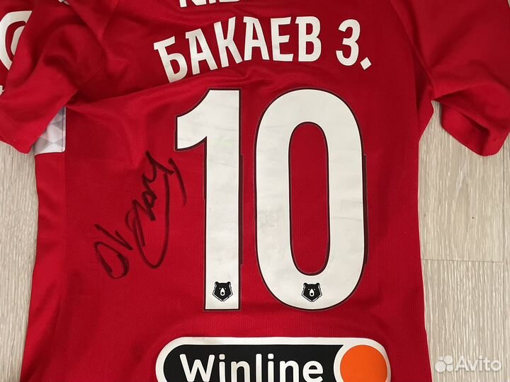 Игровая футболка спартак