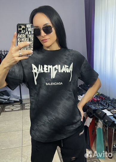 Футболка balenciaga oversize