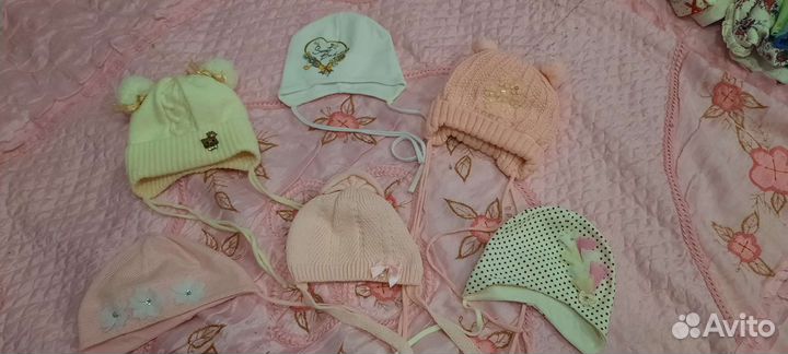 Детские шапочки для новорожденных
