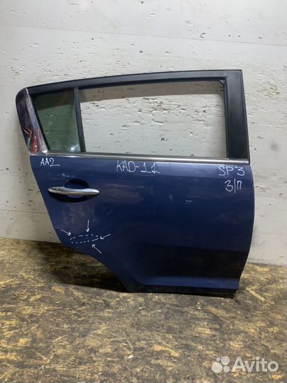 Дверь задняя правая Kia Sportage 3 10-16г