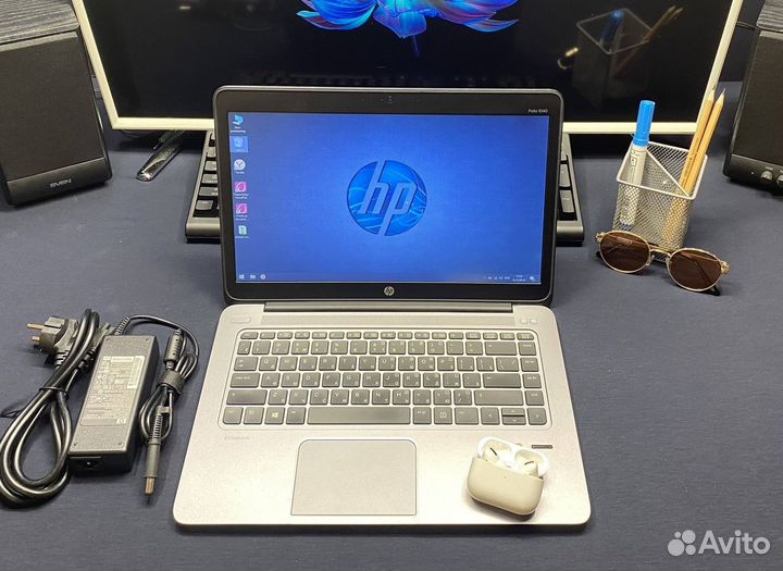 Ультратонкий металлический HP Folio 1040 G3