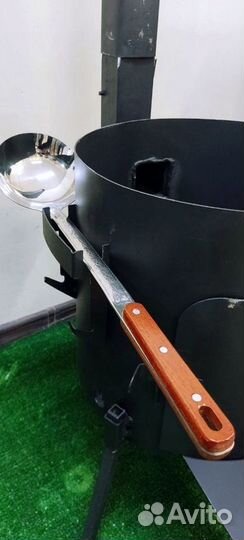 Печь с трубой для казана 8-10 литров