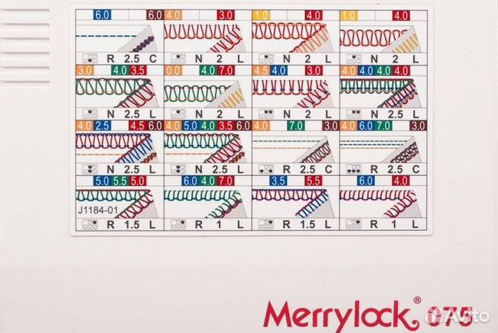 Коверлок merrylock 075