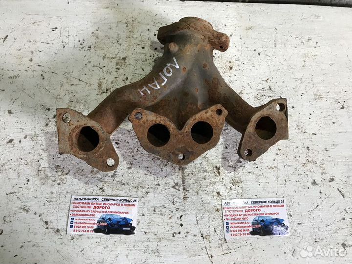 Коллектор выпускной Рено Логан Renault Logan 8кл