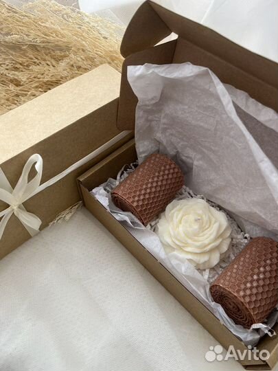 Декоративные свечи из вощины