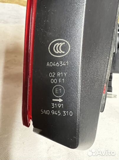Фонарь задний правый VW Tiguan 1