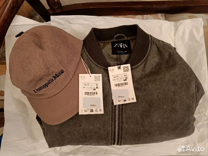 Кепка детская zara, куртка детская zara, футболка