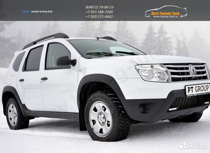 Расширители арок renault duster