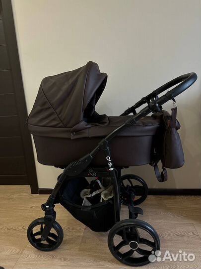Коляска 2 в 1 эко кожа
