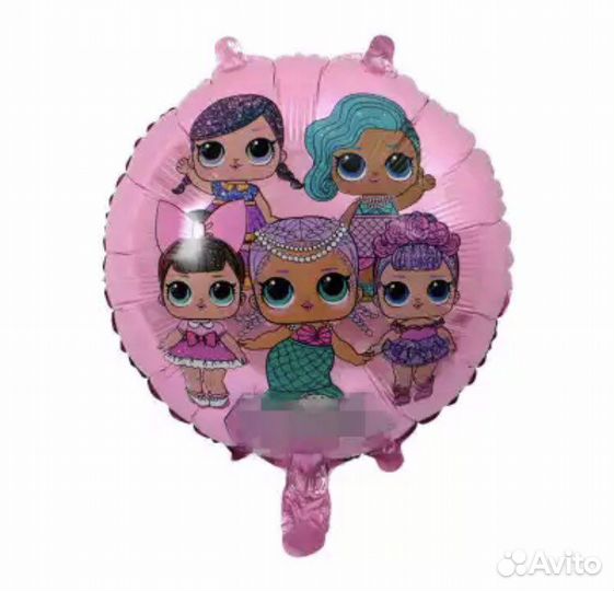 Шар воздушный фольгированный лол