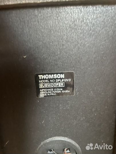 Домашний кинотеатр Thomson DPL910VD (саб+колонки)