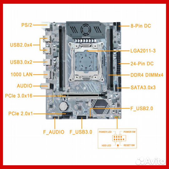 Комплекты на X99 A4 Lga 2011-3