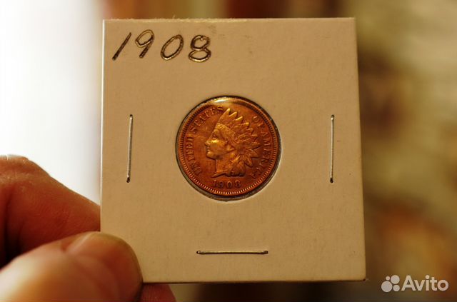 1 цент США 1908 г