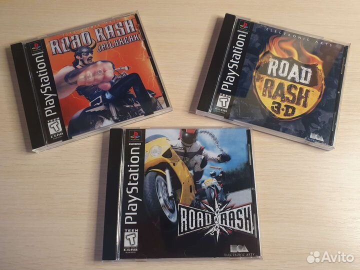 Road Rash ps1 PlayStation PS one пс1