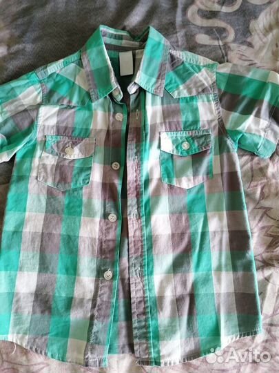 Рубашки modis р.116,р.110