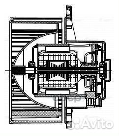 Вентилятор отопителя для а/м Hyundai H-1 Starex