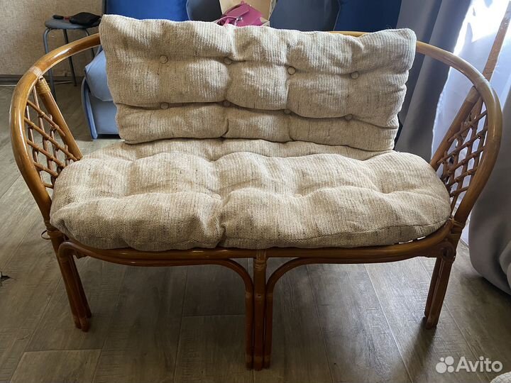 Диван садовый из ротанга Багама