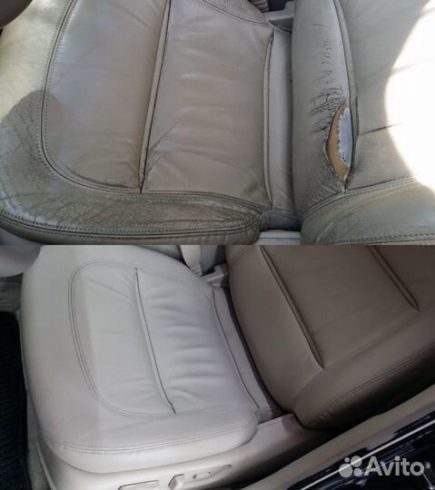 Восстановление кожаных элементов салона