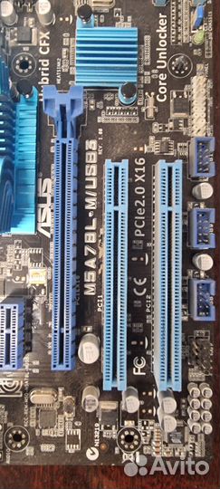 Материнская плата Asus am3+ с процессором fx-6300