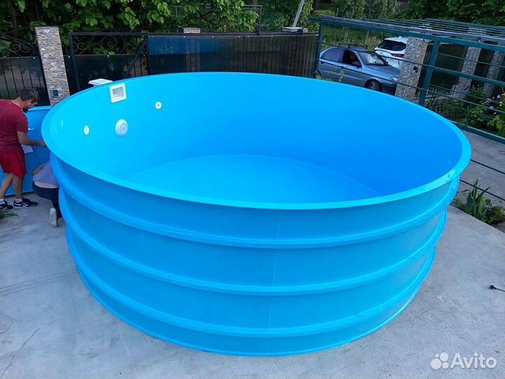 Бассейн пластиковый 4x1,5