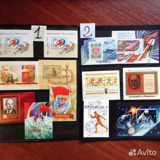 Блоки и листы марок СССР