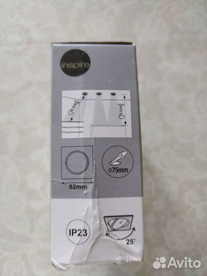 Светильник потолочный встраиваемый новый