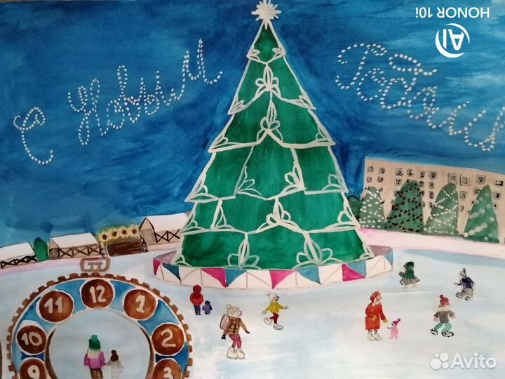 Рисунки на заказ в садик, школу