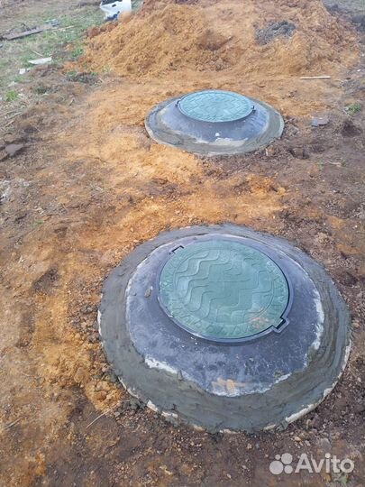 Септик из бетонных колец под ключ